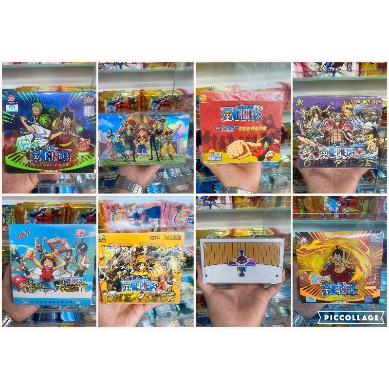 Hộp Thẻ Bài 5 ảnh thẻ nhân phẩm ngẫu nhiên mỗi gói Anime One Piece Film RED