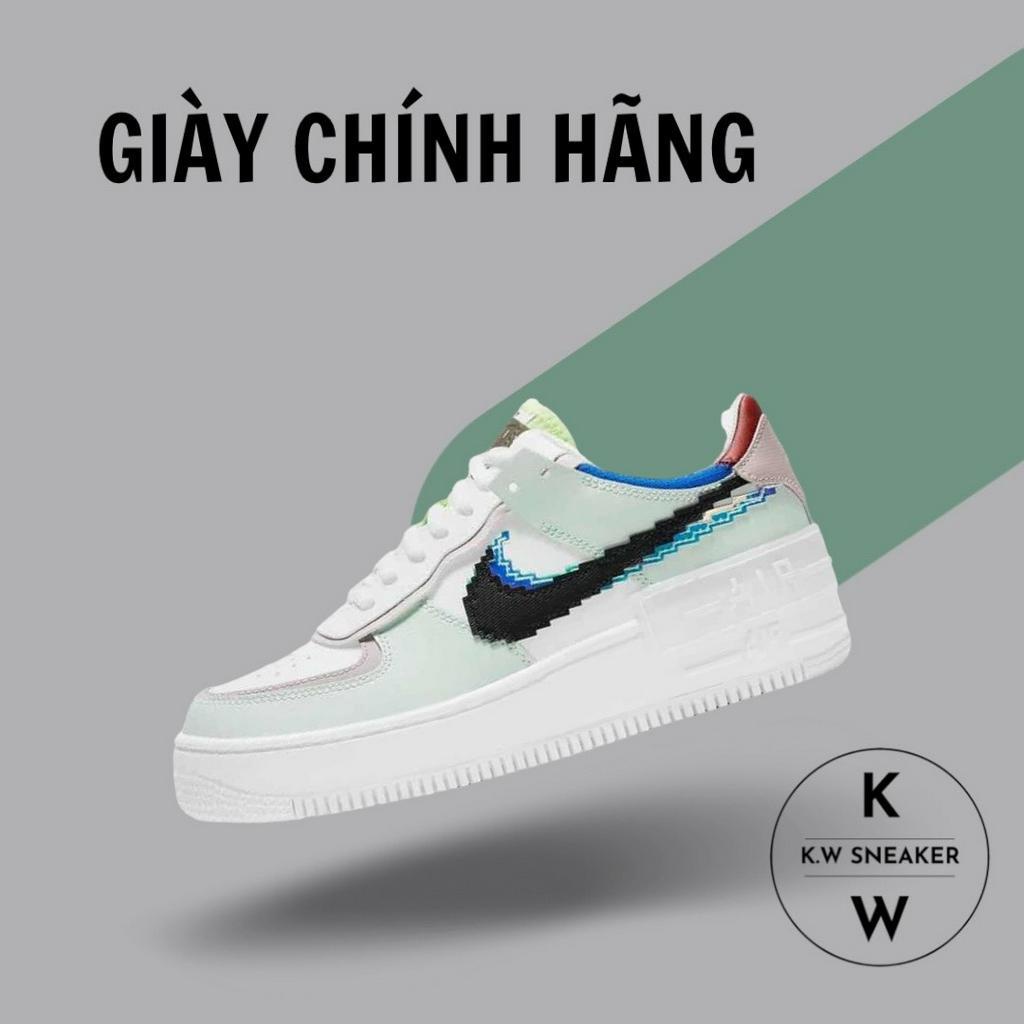 Giày Air Force 1 Shadow Hồng Móc Xanh, Vàng Đậm, Good Game chính hãng