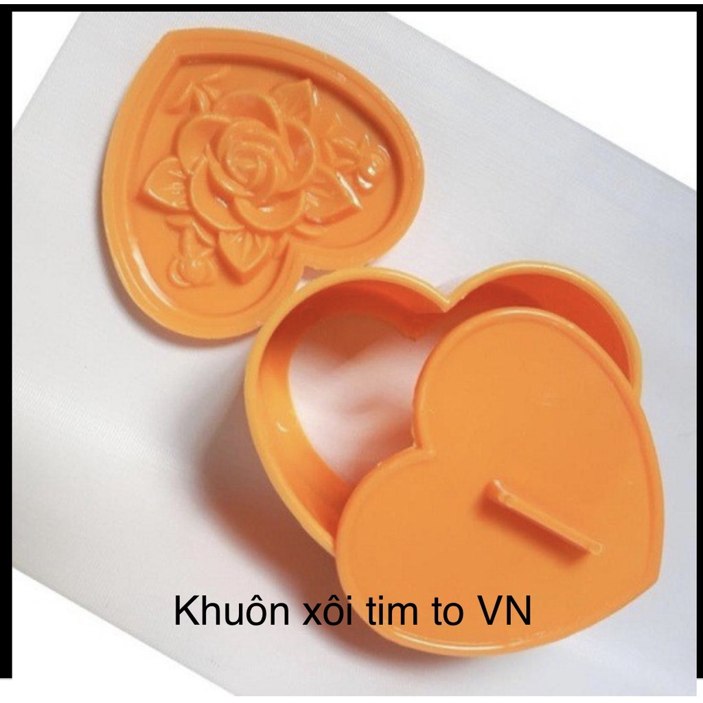 Khuôn xôi hình hoa hồng, hình trái tim Việt Nhật đủ size
