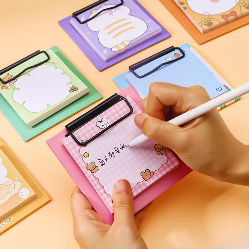 Giấy Note In Họa Tiết Hoạt Hình Dễ Thương Tiện Dụng