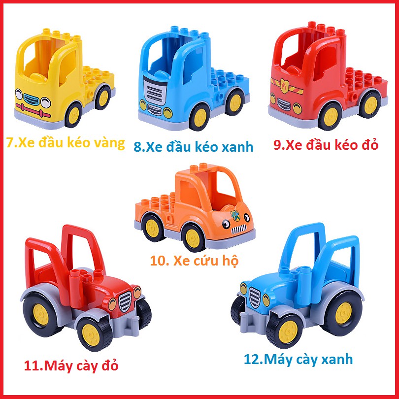 Hãng Gorock- Mô hình các loại xe và máy bay tương thích với Lego Duplo