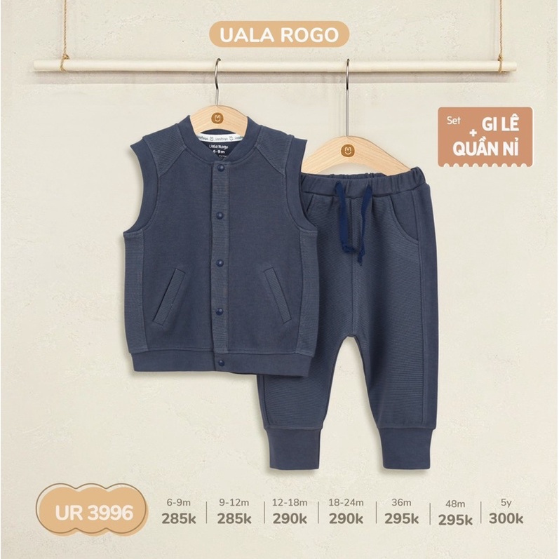 UALAROGO - Bộ gile Ualarogo cho bé trai