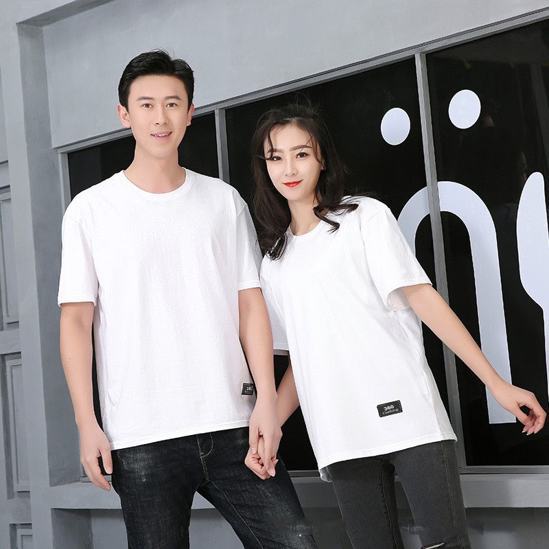 Áo thun Trơn Cotton nam nữ tay lỡ unisex 360 CLOTHING phông trơn Basic nhiều màu sắc dáng oversize