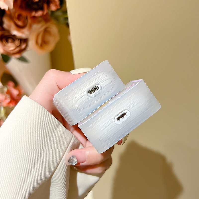 Vỏ Bảo Vệ Hộp Sạc Tai Nghe airpods Pro 2 / 3 Hình Vuông Phù Hợp
