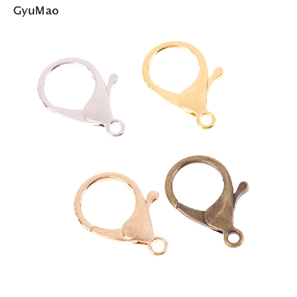 [cxGYMO] 10pcs 35mm Big Lobster Clasps Keyring Hook Connector for DIY Keychains Making  HDY