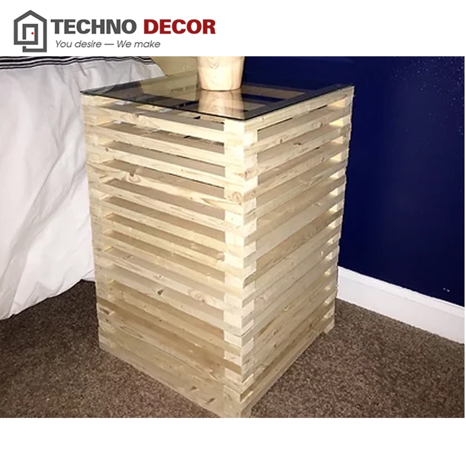 Bàn Gỗ Đom Đóm Bàn Gỗ Decor Phòng Khách Phòng Ngủ Phát Sáng TechnoDecor