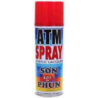 Sơn phun Sơn Xịt Màu Đỏ ATM A211