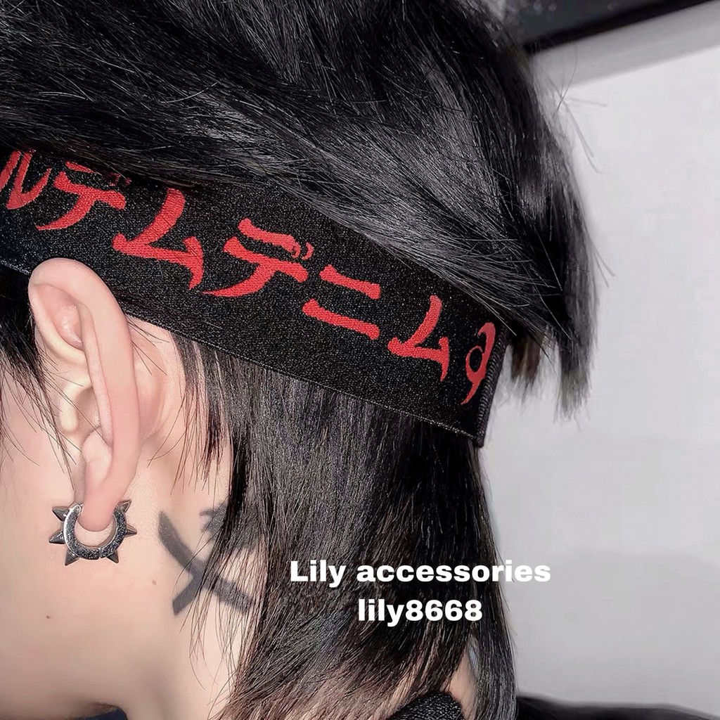 Thorn Ear Cuff kẹp tai titan tròn gai nhọn cho nam nữ không cần xỏ lỗ không gỉ không đen không dị ứng