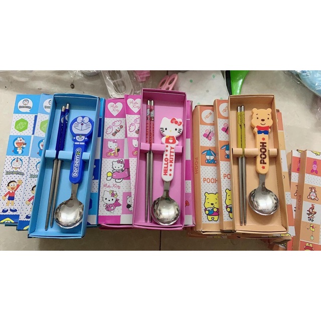 Bộ Muỗng Đũa Cho Bé Ăn Dặm