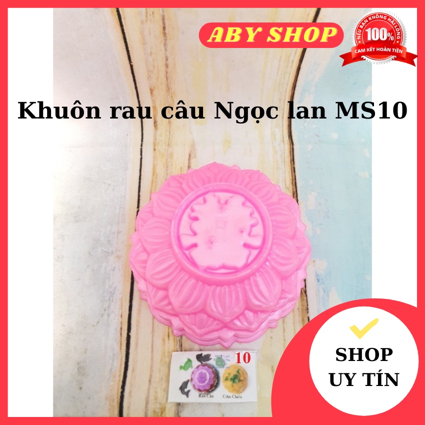 Khuôn rau câu Ngọc lan MS10 ⚡ MẪU MỚI ⚡ khuôn làm rau câu chất liệu nhựa an toàn khi sử dụng, dễ lau chùi