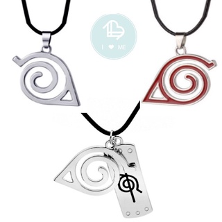 Vòng cổ mặt hình biểu tượng làng lá, logo làng lá, anime naruto độc đáo