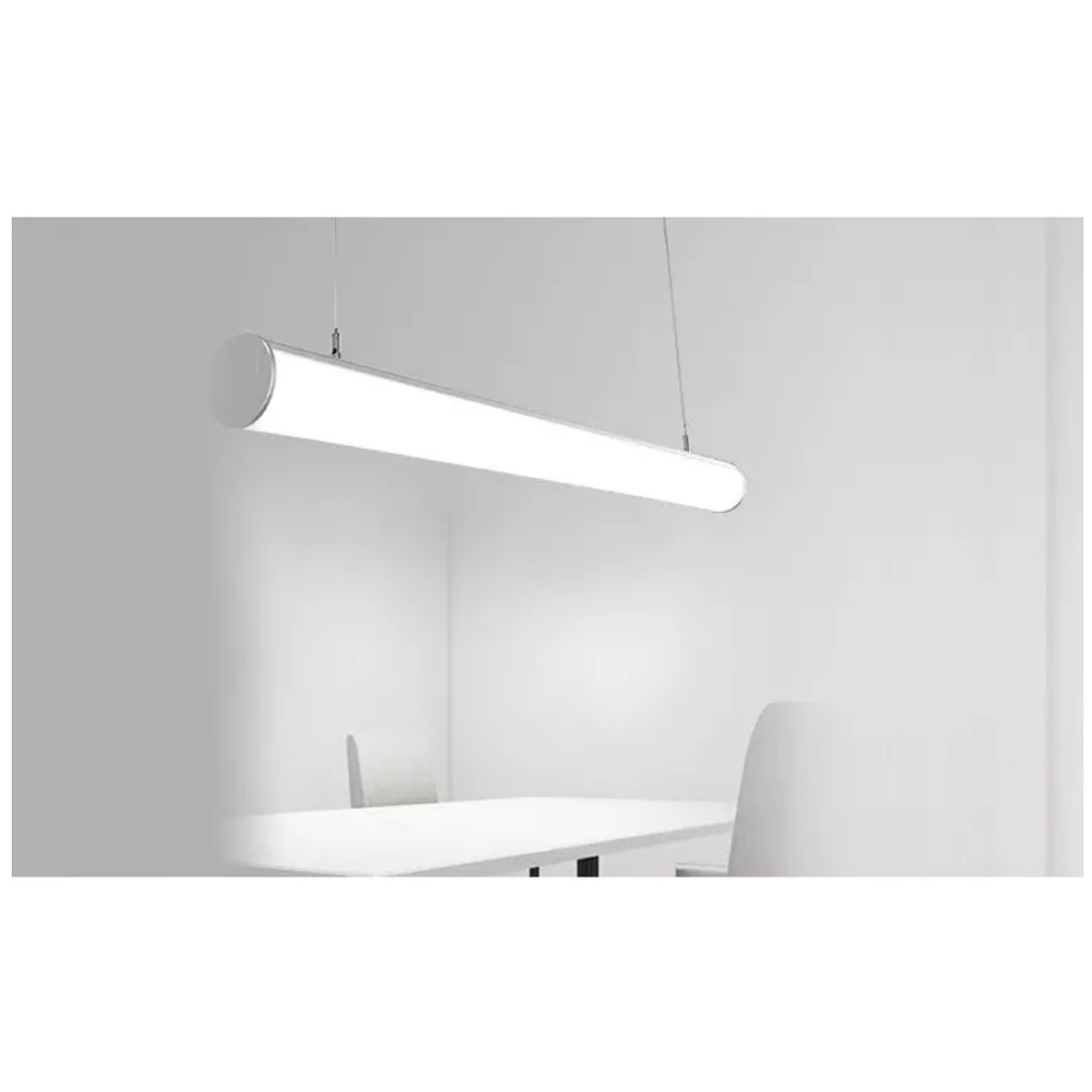 Thanh nhôm định hình O phi 30mm/ thanh nhôm profile O , giải pháp cho đèn thả dạng ống dùng cho LED dây , 1m, 2m, và 3m.