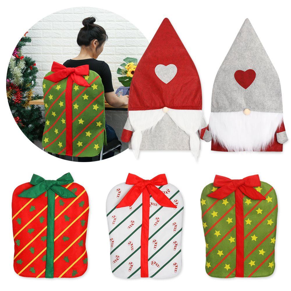 Vỏ Bọc Ghế Họa Tiết Giáng Sinh Trang Trí Nội Thất