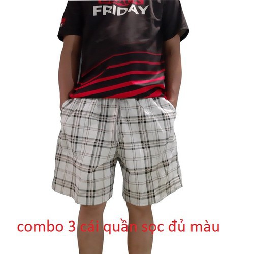 Quần đùi nam -combo 3 cái