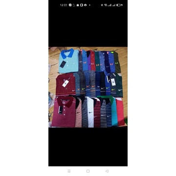 Áo Thun Nam cổ bẻ nam( khách inbox shop chụp màu)