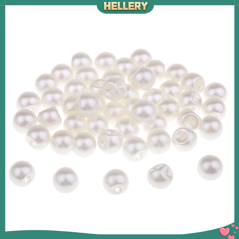 Bộ 50 Nút Nhựa Tròn Đính Quần Áo 10mm