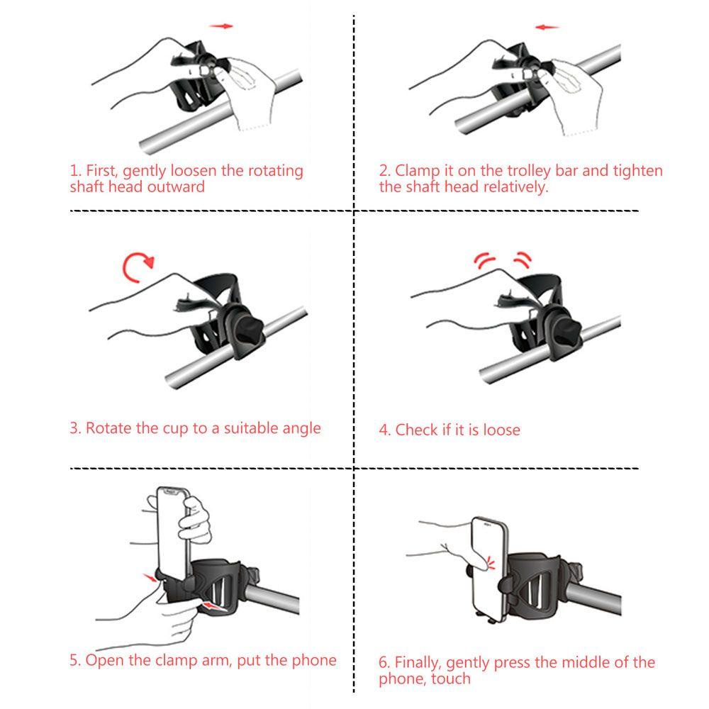 Giá Đỡ Điện Thoại / Cốc Nước Gắn Xe Đẩy Em Bé Tiện Dụng