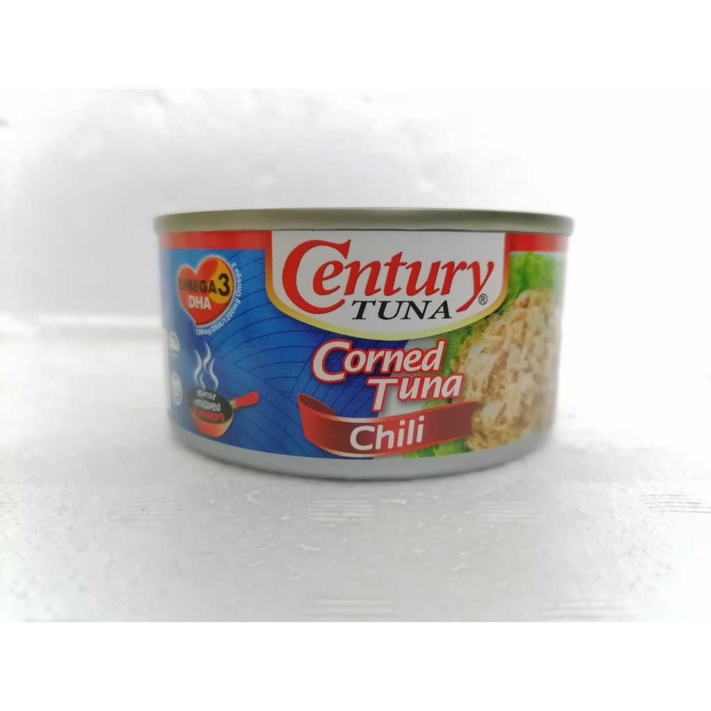 [180g] Cá ngừ xốt gia vị cay [Philippines] CENTURY Corned Tuna Chili (halal) (bph-hk)