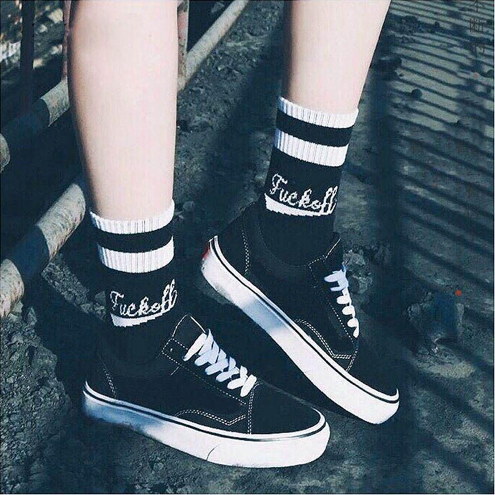 Vớ Cotton Unisex Phong Cách Harajuku Cá Tính