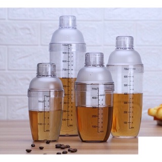Shaker 360ml vach đen