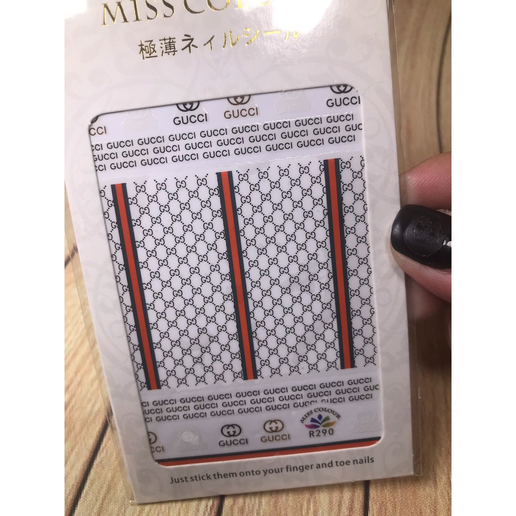Hình dán móng tay - Sticker dán móng mã số 181