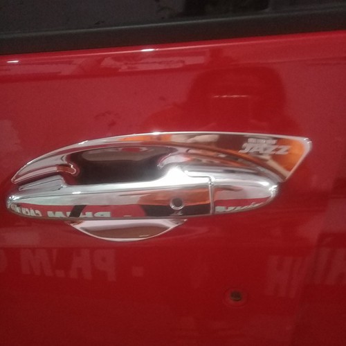 Ốp tay và hõm cửa mạ crom theo xe honda Jazz