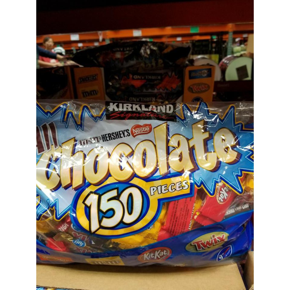 Kẹo Socola tổng hợp All Chocolate 150 Pieces của Mỹ