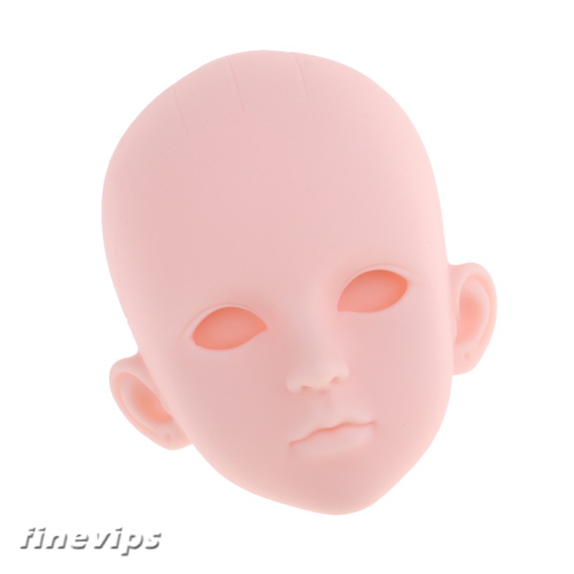 1/4 Female Bjd Doll Head Sculpt Ball-Jointed Doll Body Parts