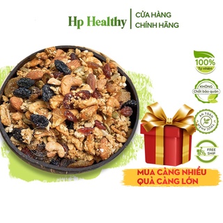 Tặng Quà 60k - 1KG Ngũ Cốc Hạt Dinh Dưỡng Granola Cao Cấp Loại Siêu Hạt Tặng kèm 150G