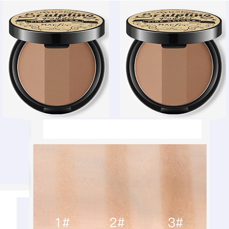 Phấn Tạo Khối 3 Màu Macfee Tricolor Sculpting Powder MAC03 | BigBuy360 - bigbuy360.vn