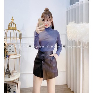 *áo thun len cổ lọ 5cm *áo thun*áo len cổ lọ😍