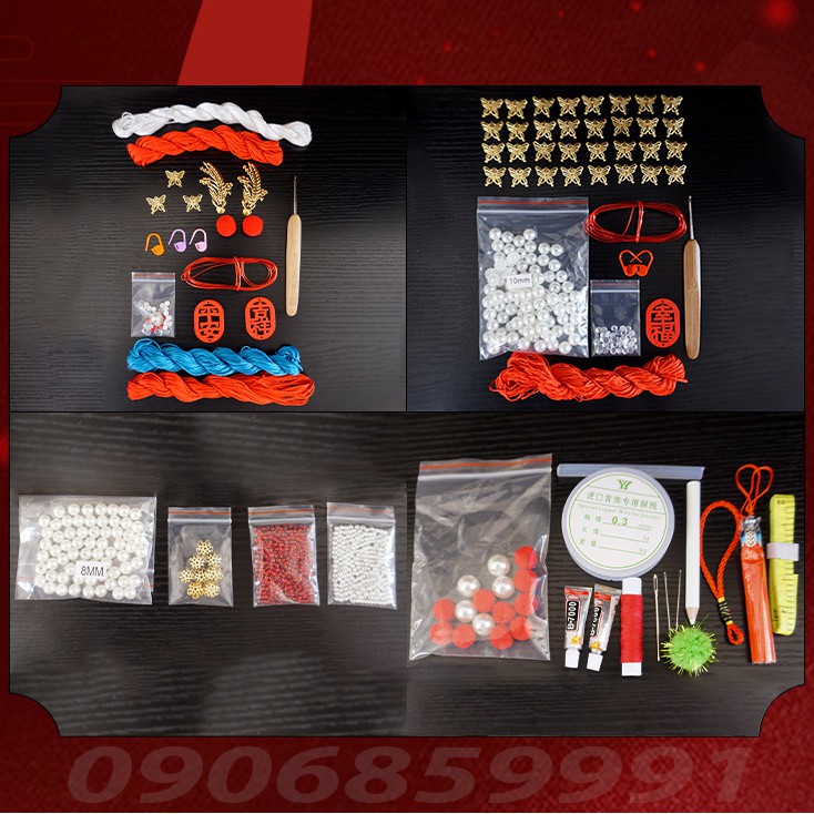 Bộ kit tự làm mũ miện treo trang trí DIY (Nhiều Mẫu)
