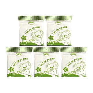 Miếng lót phân su Mipbi 3 lớp, tấm lót phân xu mềm mại an toàn cho bé - Monnie Kids