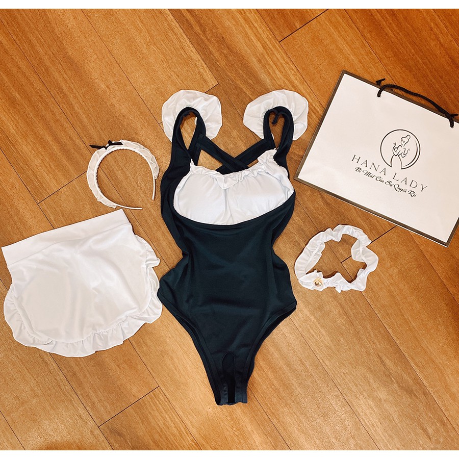Cosplay sexy hầu gái, đồ ngủ bodysuit quyến rũ gợi cảm costume anime CP260 | BigBuy360 - bigbuy360.vn