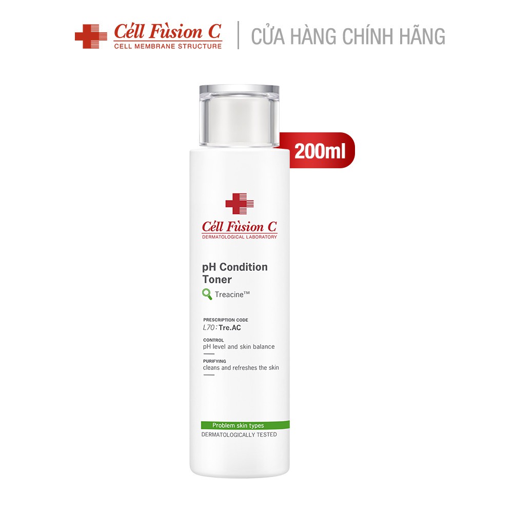 Nước hoa hồng cân bằng da Cellfusion C Tre.AC pH Condition Toner 200ml - NiNiShop