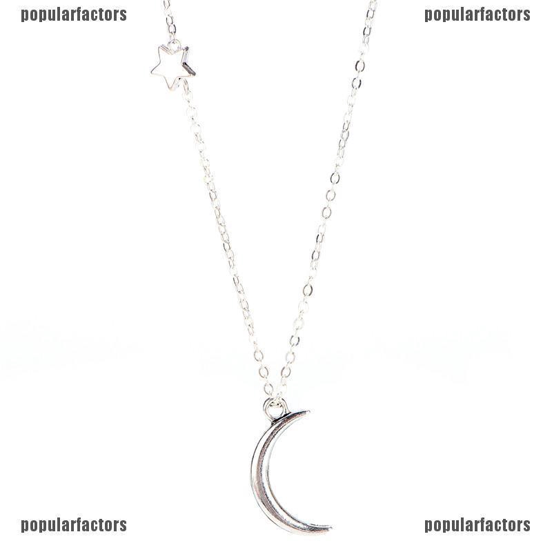 Vòng Cổ choker Hình Mặt Trăng Và Ngôi Sao