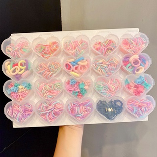 Set dây cột tóc cho bé - Dây cột tóc dễ thương cho trẻ em