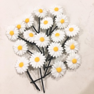 [SẴN] Kẹp tăm hoa cúc đi biển dễ thương