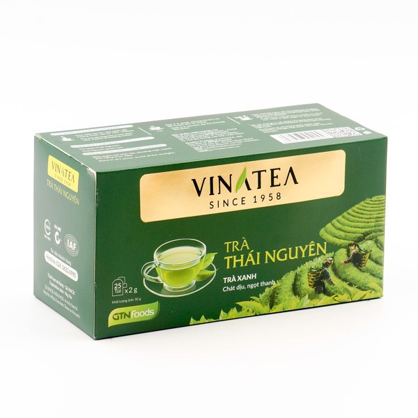 Trà Vinatea Thái Nguyên Túi Lọc 50g | BigBuy360 - bigbuy360.vn