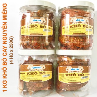 1kg Khô Bò Cay Nguyên Miếng Loại Ngon thương hiệu Rồng Con