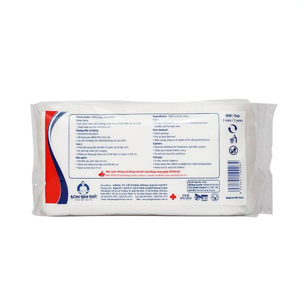 Bông Gòn Y Tế Bạch Tuyết - gói 25g