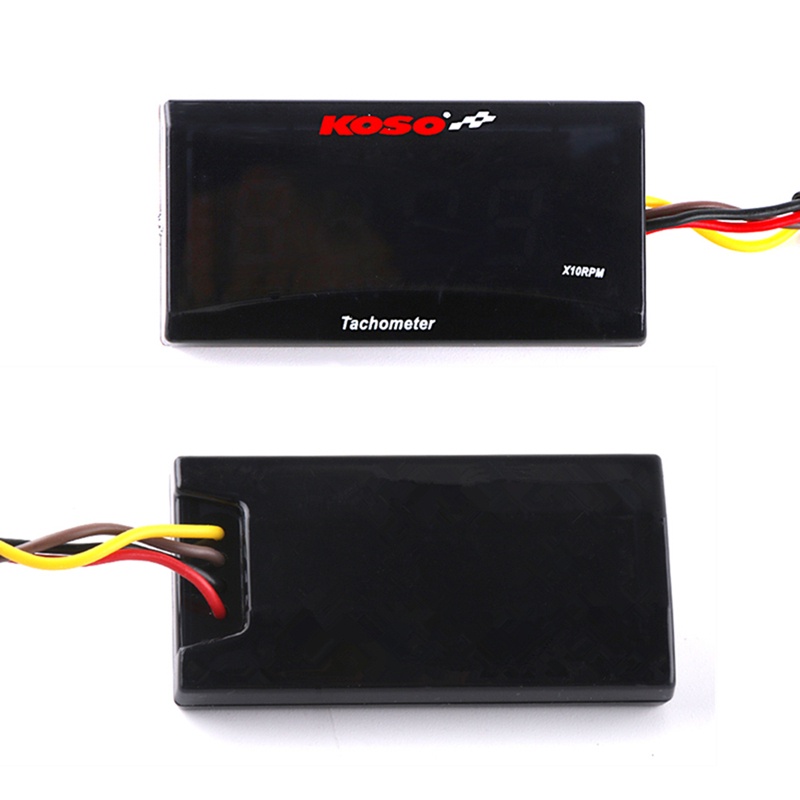 Máy đo tốc độ kế kỹ thuật số LED RPM Tester DC 8-18V cho Honda Yamaha Kawasaki