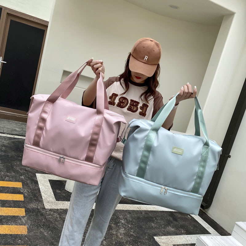 IELGY TúI xách IELGY dùng đựng đồ tập thể dục chia ngăn khô và ướt tiện dụng cho nữ