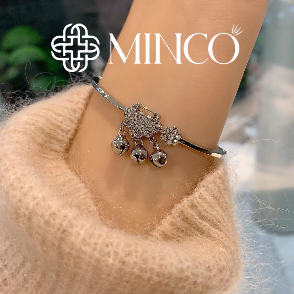 Lắc Tay nữ Titan Bách Gia Tỏa màu vàng Minco Accessories phong cách tiểu thư VT40