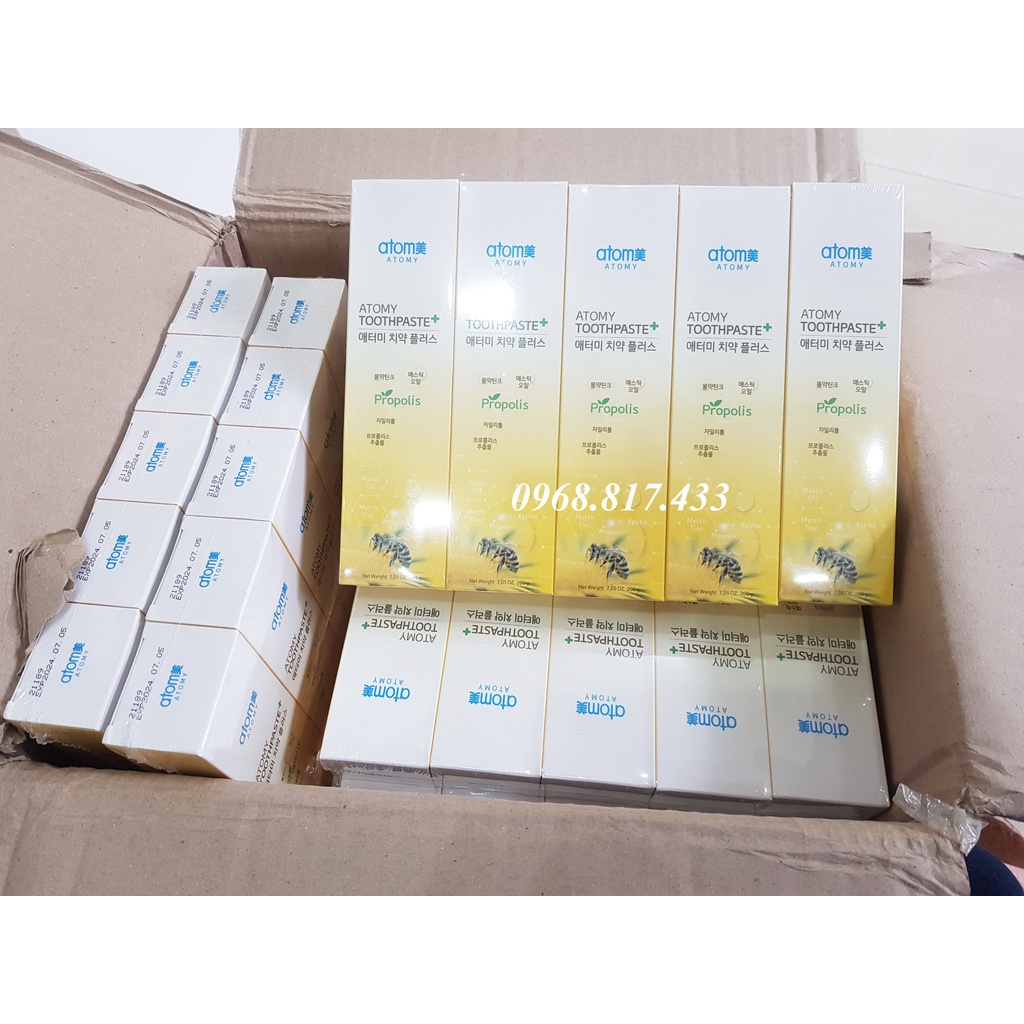 Kem đánh răng keo ong ATM Toothpaste Hàn Quốc 200g