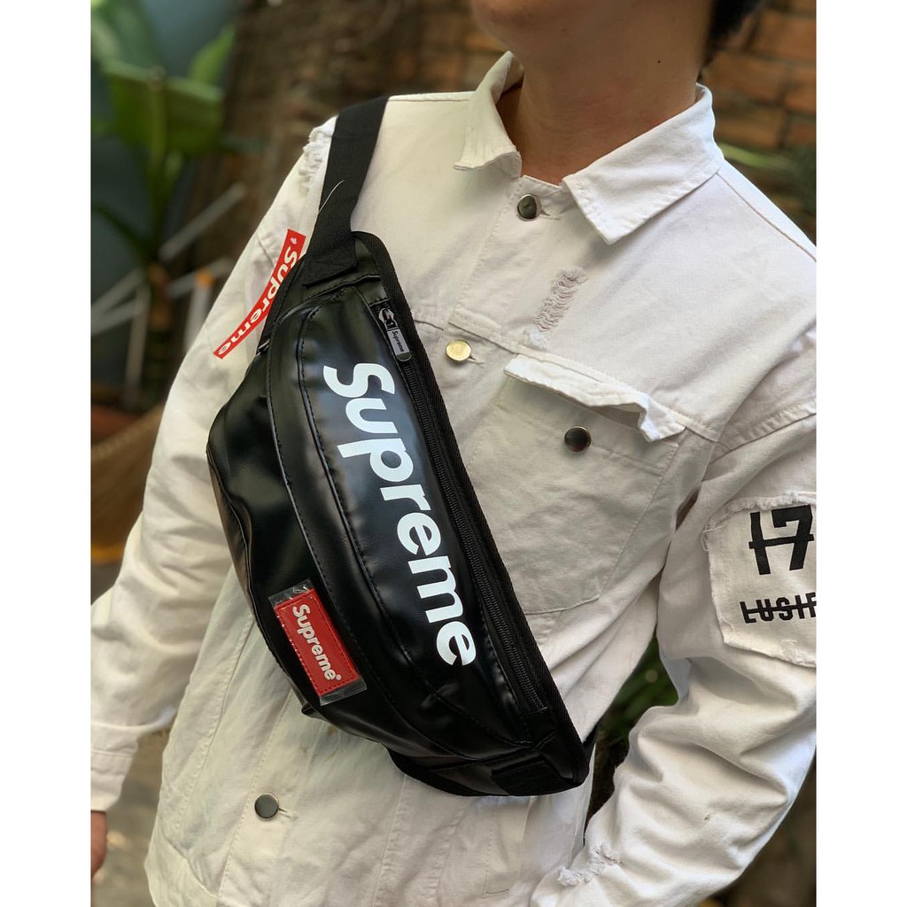 🔥[𝑩𝑨𝑪𝑲 𝑻𝑶 𝑺𝑪𝑯𝑶𝑶𝑳] Túi đeo chéo Supreme Da PU CAO CẤP - Unisex Trendy 2019 -  GIÁ RẺ - CAM KẾT CHẤT LƯỢNG | BigBuy360 - bigbuy360.vn
