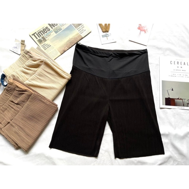 Quần bầu Lửng CHẤT THUN TĂM LẠNH siêu mát cho mẹ bầu