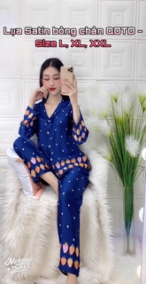 Bộ pijama satin TDQD có size