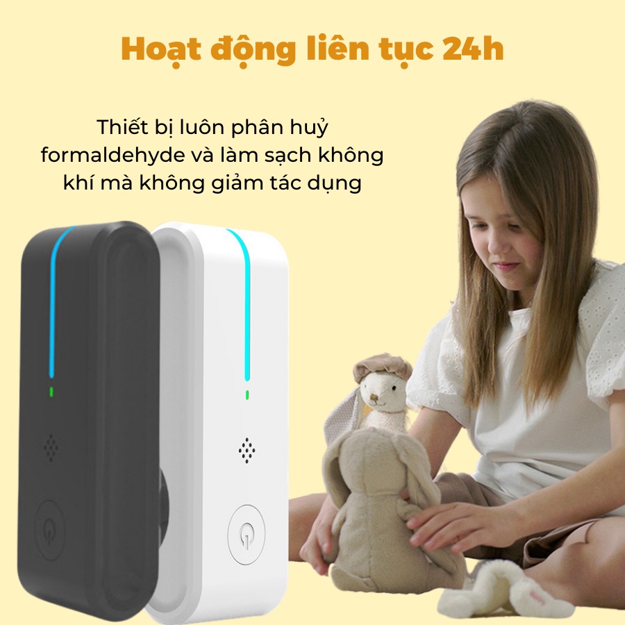 MÁY LỌC KHÔNG KHÍ THÔNG MINH KẾT HỢP ĐÈN NGỦ ĐA NĂNG JHQ-11
