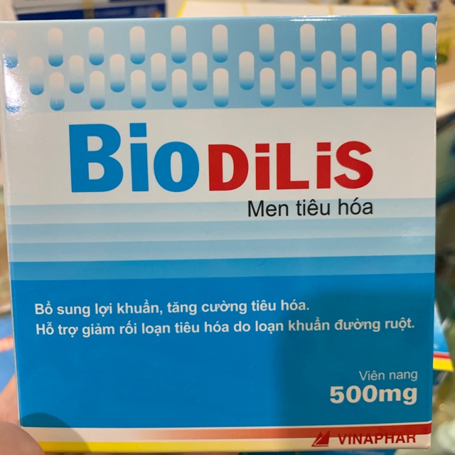 Men tiêu hoá dạng viên Biobidilis